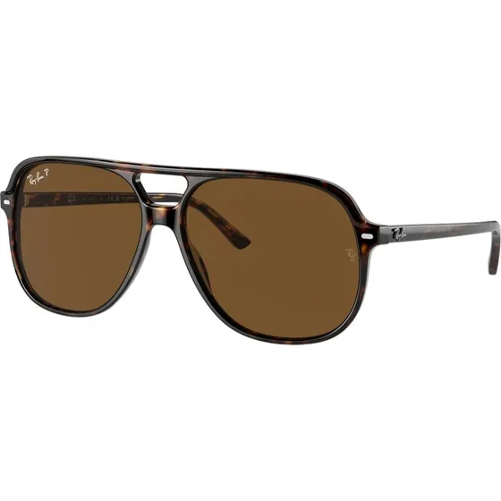 Ray-Ban RB2198 Bill Lunettes de Soleil Polarisées Carrées Écaille