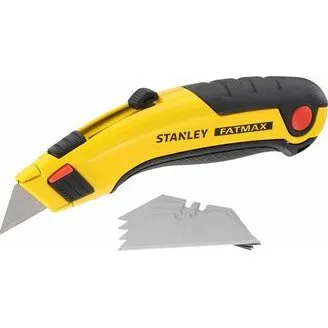 Stanley Fatmax Couteau à lame rétractable + 5 lames