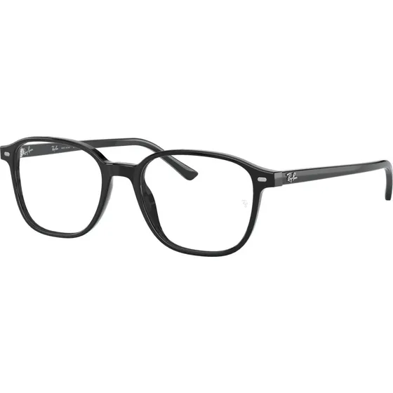Ray-Ban RX5393 Leonard - Montures Optiques Carrées en Acétate Noir
