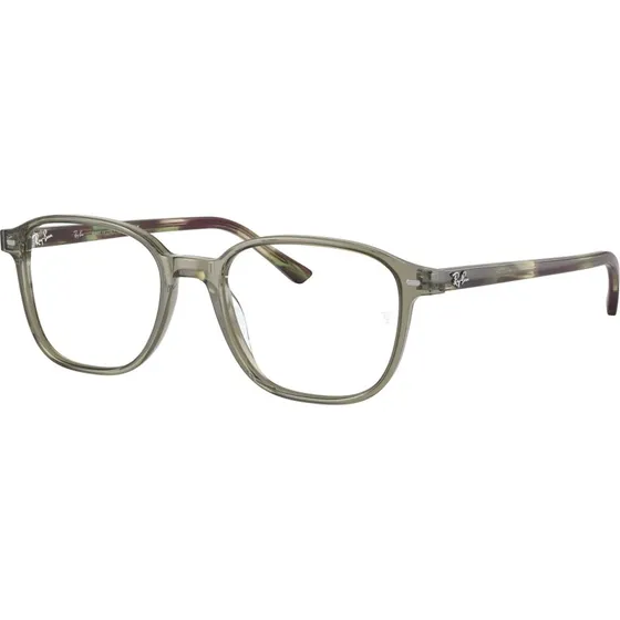 Ray-Ban RX5393 Leonard - Montures Optiques Carrées Vert Transparent