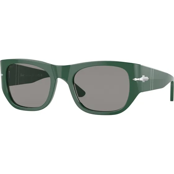 Persol PO3308S 1171R5 Lunettes de Soleil Carrées en Acétate Vert