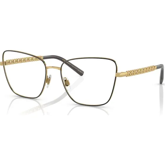 Dolce & Gabbana DG1346 Lunettes de Vue Papillon Dorées