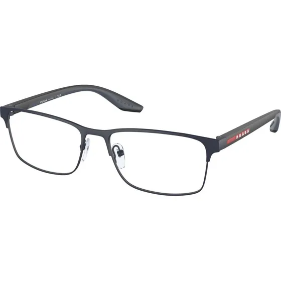 Prada Linea Rossa PS 50PV TFY1O1 - Montures Carrées Acier Bleu