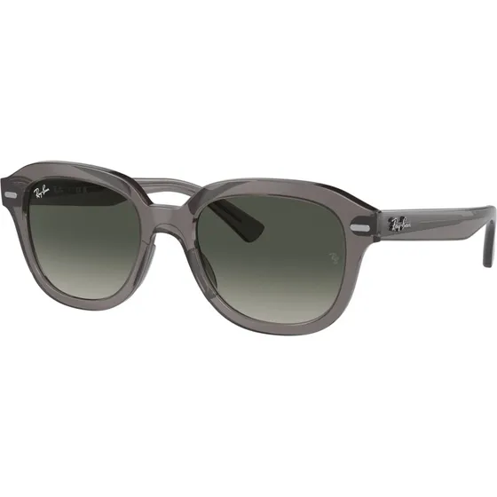 Ray-Ban RB4398 Erik Lunettes de Soleil Carrées en Acétate Gris
