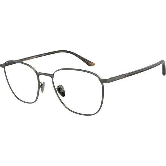 Giorgio Armani Homme AR5132 - Montures Optiques Carrées en Acier Gris
