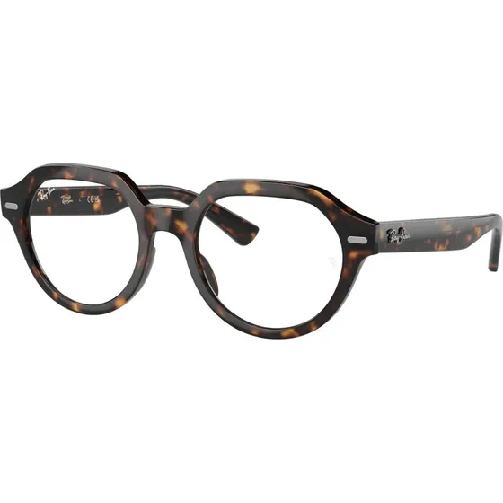 Ray-Ban RX7214 GINA Montures Optiques Carrées en Acétate Écaille
