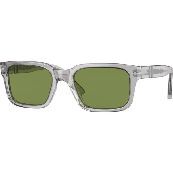 Persol PO3272S 309/4E Lunettes de Soleil Carrées en Acétate Gris Vert