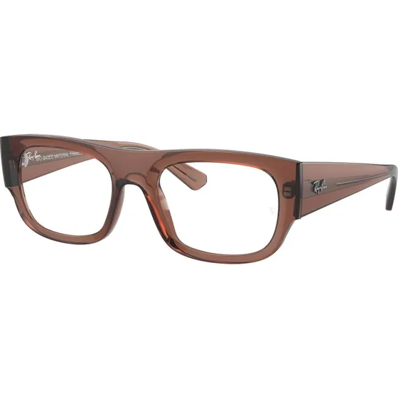 Ray-Ban RX7218 Kristin - Montures Optiques Carrées en Acétate Marron
