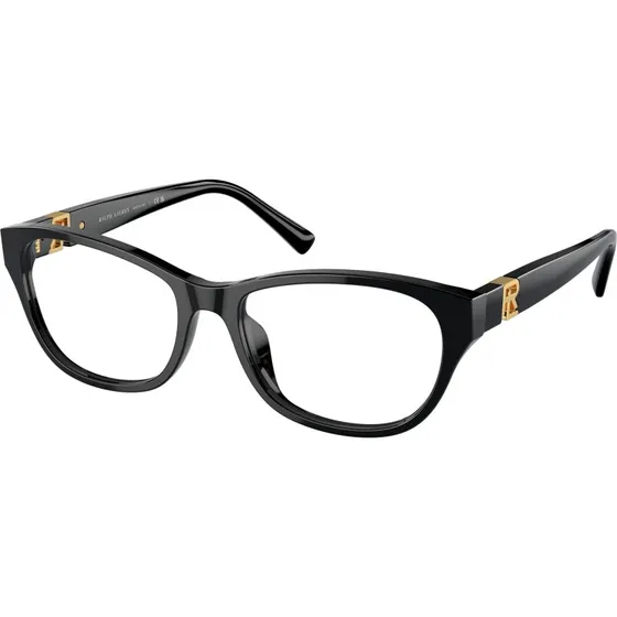 Ralph Lauren RL6237U 5001 Montures Optiques Rondes en Acétate Noir