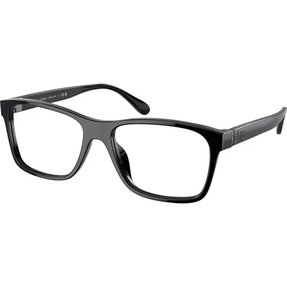 Ralph Lauren RL6240U 5001 Montures Optiques Carrées en Acétate Noir