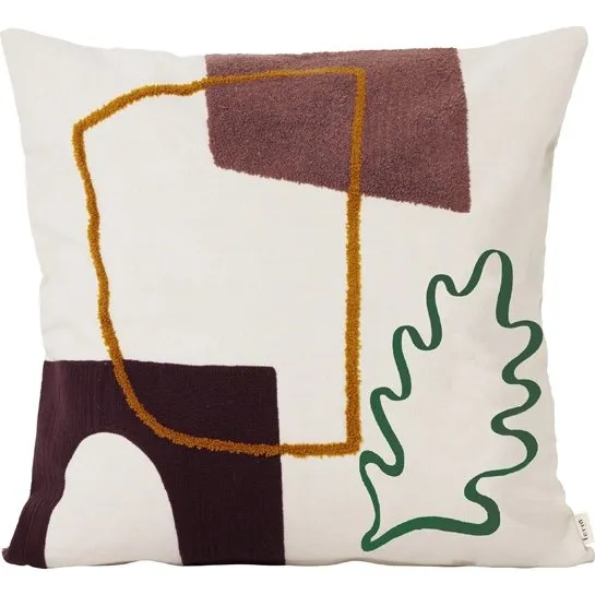 Ferm Living Coussin Mirage Blanc