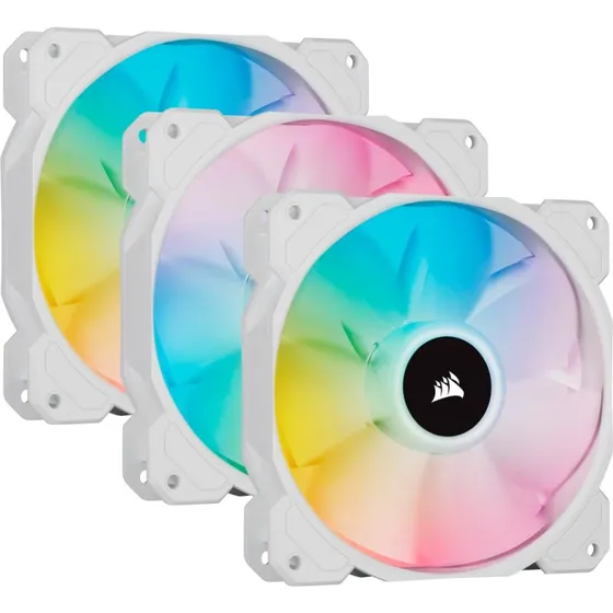 Corsair SP120 RGB ELITE Noir 120 mm (3 units) + Lighting Node CORE