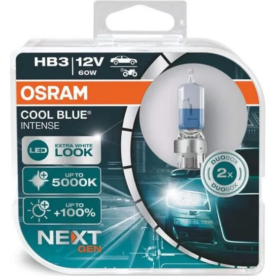 Osram HB3 Cool Blue Intense Next Generation 9005CBN 12V Duo
