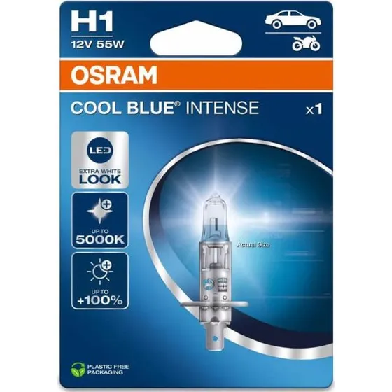 Osram Cool Blue Intense H1 12V 55W 5000K