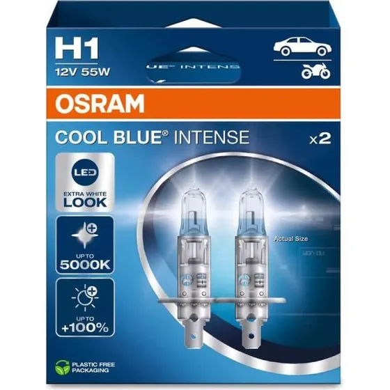 Osram H1 Cool Blue Intense Next Gen 5000K 2U