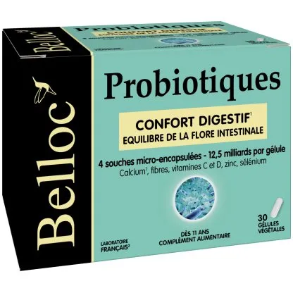 Belloc Probiotiques 30 Gélules Végétales