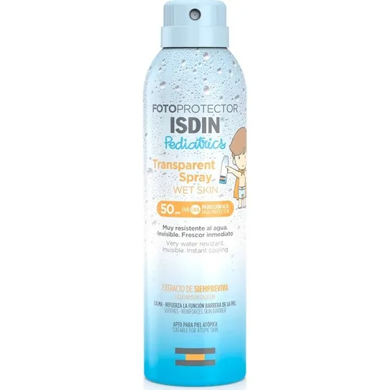 Isdin Wet Skin Spray Solaire Enfant SPF 50, 250 ml