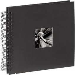 Hama Fine Art Album Photo Spirale Noir 28 x 24 cm (50 feuilles)