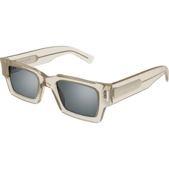 Saint Laurent Lunettes de Soleil SL 572 003 Carré Beige Miroir