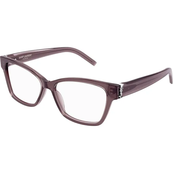 Saint Laurent SL M116 003 - Montures Optiques Cat Eye Marron Transparent
