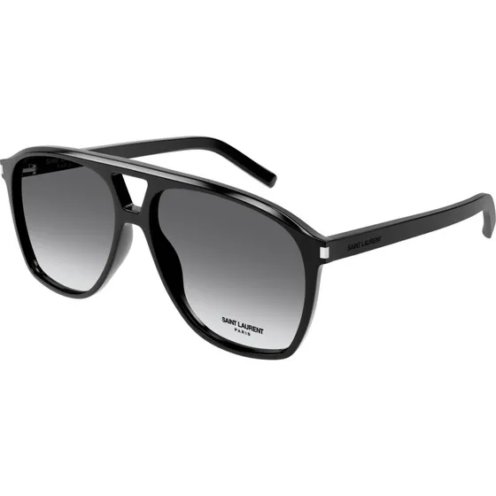 Saint Laurent SL 596 Dune 006 Lunettes de Soleil Pilote Noir