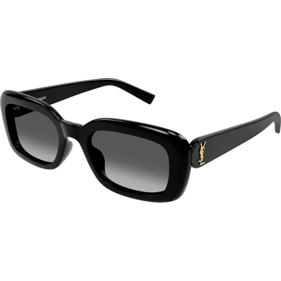 Saint Laurent SL M130 002 Lunettes de Soleil Carrées en Acétate Noir