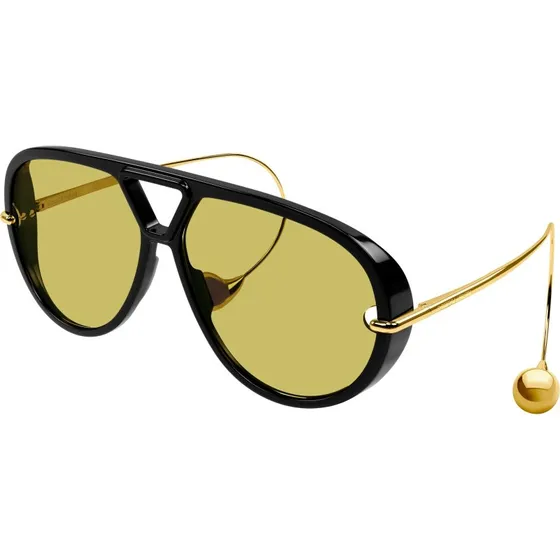 Bottega Veneta BV1273S 003 Lunettes de soleil Oversize Noir