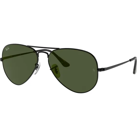 Ray-Ban RB3689 Aviator Metal II Lunettes de Soleil Pilote Noir G15