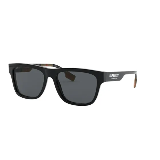 Burberry Homme Lunettes de Soleil BE4293 Noir et Gris Polarisées