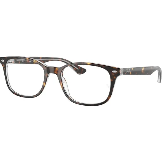 Ray-Ban RX5375 5082 Montures Optiques Carrées en Acétate Marron