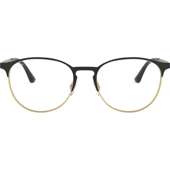 Ray-Ban RX 6375 Lunettes de Vue Rondes Unisexe Noir 51mm