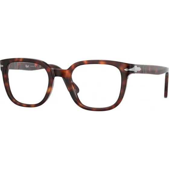 Persol PO3263V 24 Lunettes Optiques Carrées en Acétate Écaille