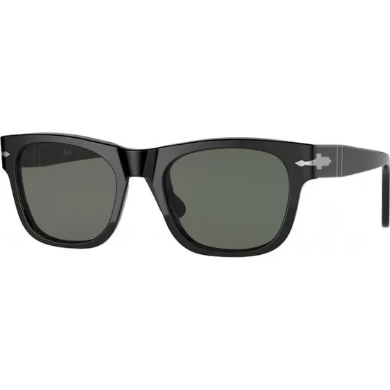 Persol PO3269S 95/58 Lunettes de soleil Carrées Polarisées Noir et Vert