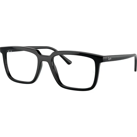 Ray-Ban RX7239 Alain 2000 - Monture Optique Carrée en Acétate Noir