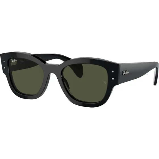 Ray-Ban RB7681S Jorge Lunettes de Soleil Carrées Noir et Vert