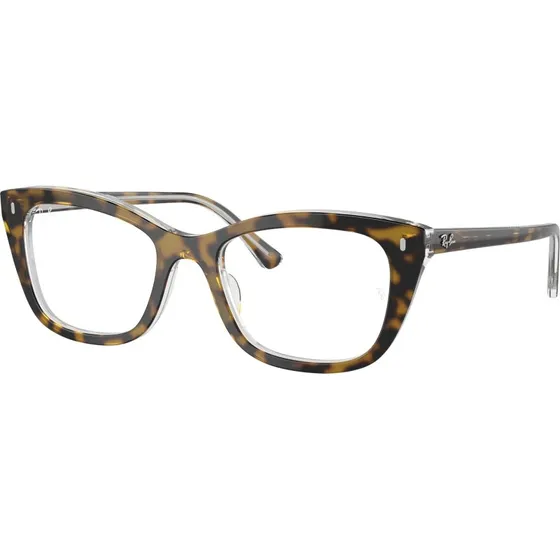 Ray-Ban RX5433 5082 - Montures Optiques en Acétate Marron Transparent