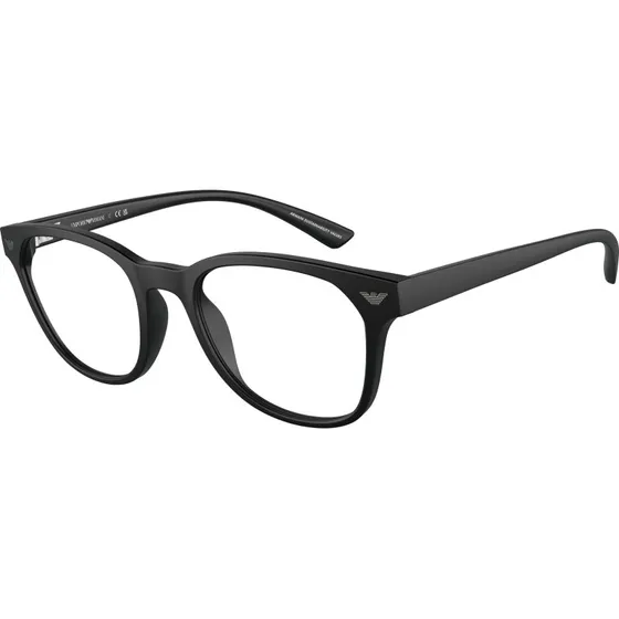 Emporio Armani EA3240U 5001 - Montures Pantos Noir Transparent