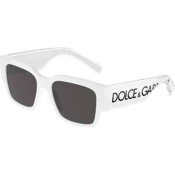 Dolce & Gabbana Enfant DX6004 Lunettes de Soleil Carrées Blanches
