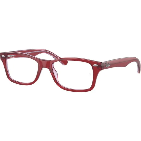 Ray-Ban RY1531 3960 Montures Optiques Carrées Rouges pour Enfant