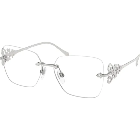 Ralph Lauren RL5130 9316 Montures Optiques Carrées Argentées Femme
