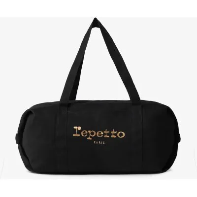 Repetto Grand sac polochon en toile noir
