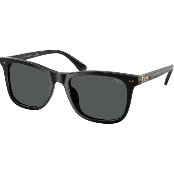 Polo Ralph Lauren PH4220U Lunettes de Soleil Carrées Acétate Noir/Gris