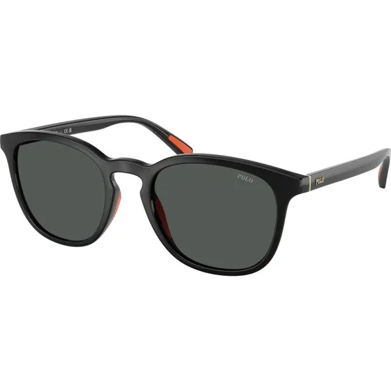 Polo Ralph Lauren PH4222U Lunettes de Soleil Rondes Noires et Grises