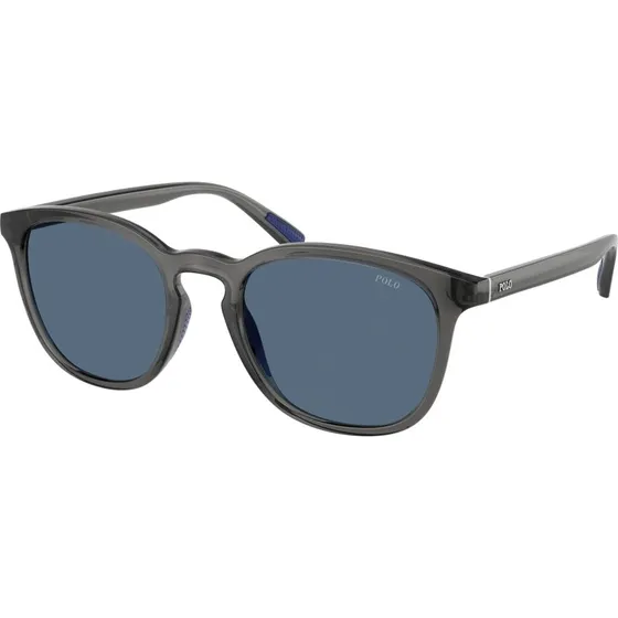 Polo Ralph Lauren PH4222U Lunettes de Soleil Rondes Gris Bleu