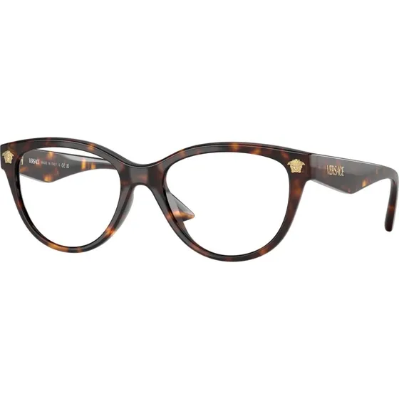 Versace VE3365U 108 Lunettes de Vue Cat Eye Écaillé Transparent