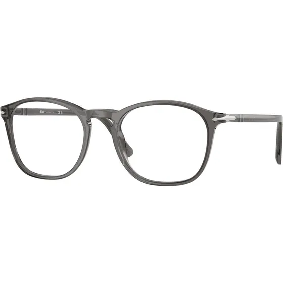 Persol PO3007VM 1196 - Montures Optiques Carrées en Acétate Gris