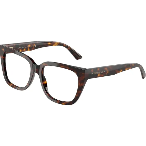 Jimmy Choo JC3019B 5002 - Montures Optiques Carrées en Acétate Tortue