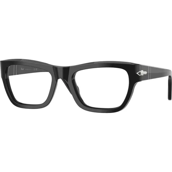 Persol PO0091V 95 Montures Optiques Acétate Noir Pillow