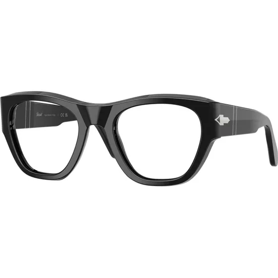 Persol PO0054V 95 Montures Optiques Acétate Noir Pillow
