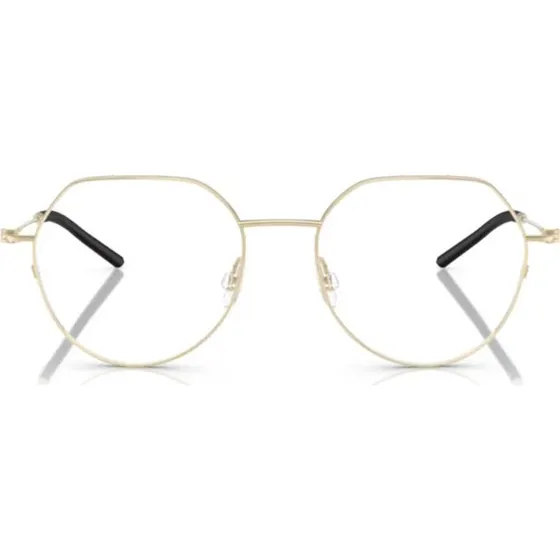 Moncler ME1002 Lunettes de Vue Rondes Dorées Unisexe 52mm